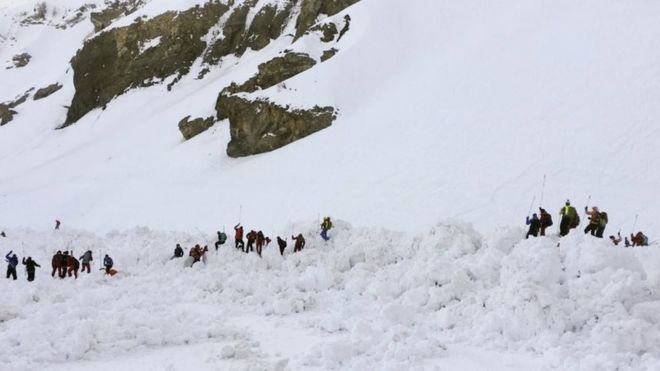 Ortek dëbore në Zvicër, disa të plagosur