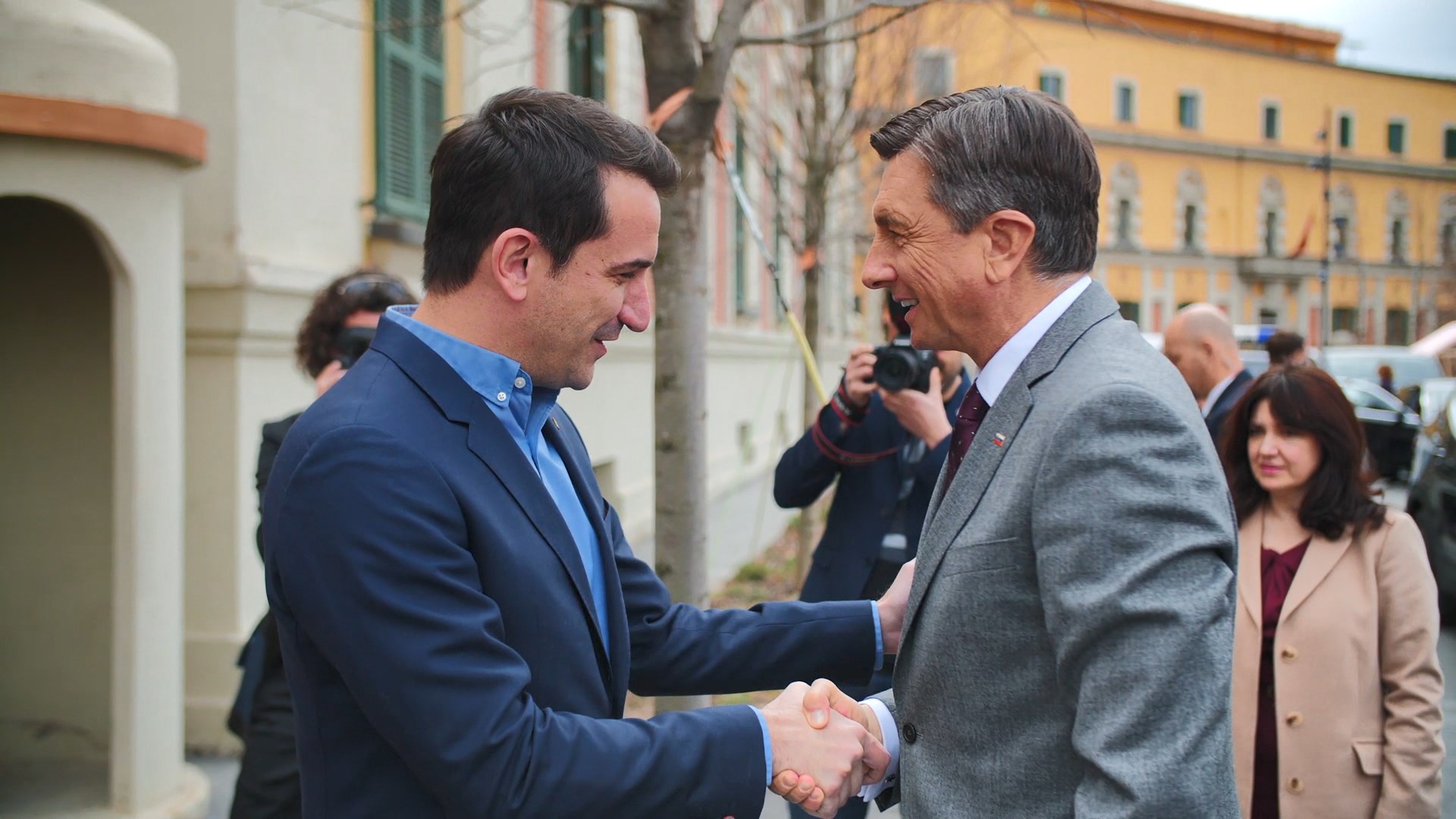 Veliaj pret presidentin slloven Pahor