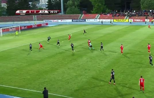 Skënderbeu fare pranë evropës me fitoren 2-0 ndaj Flamurtarit