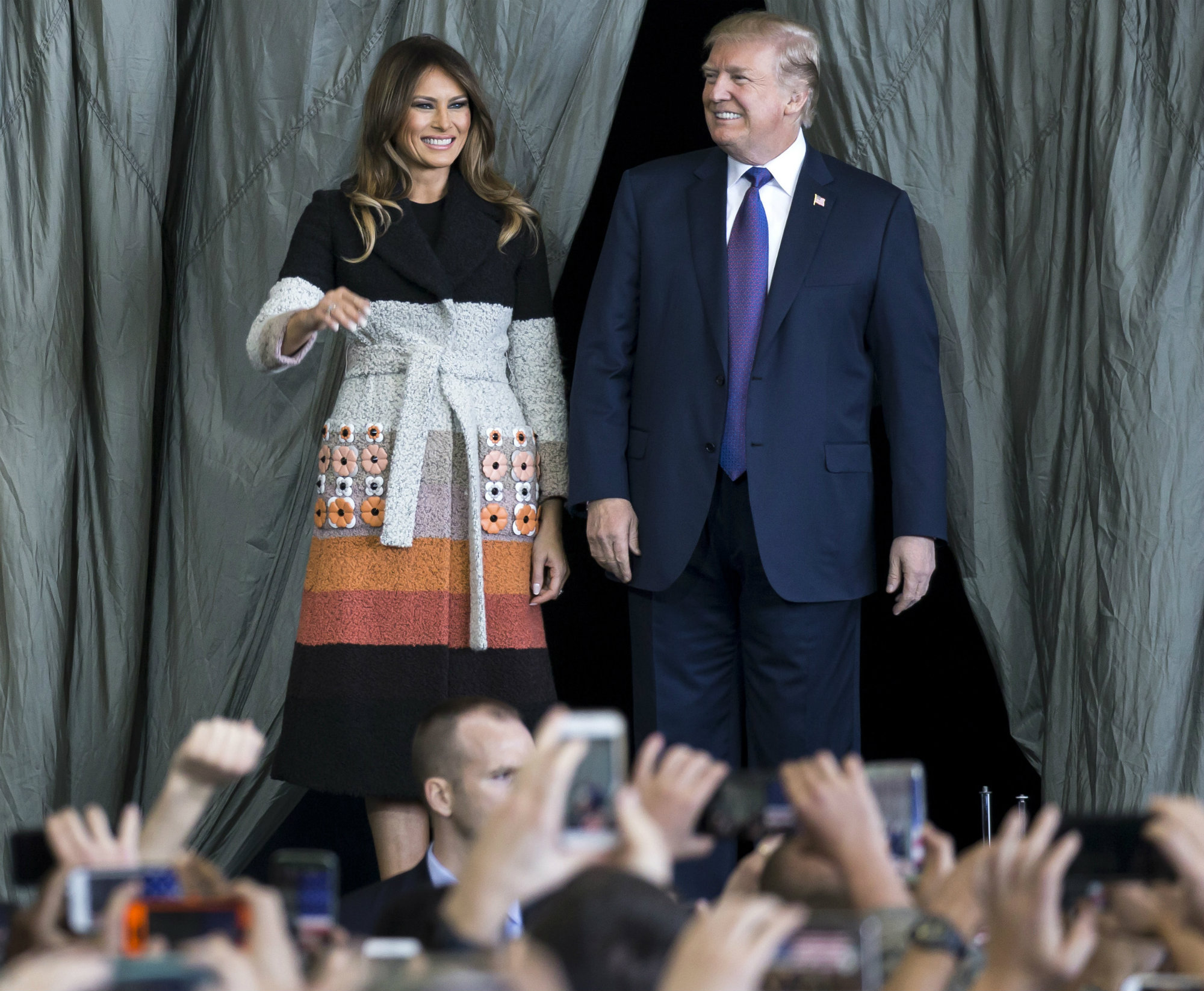 Trump dhe Melanie vizitojnë Japoninë