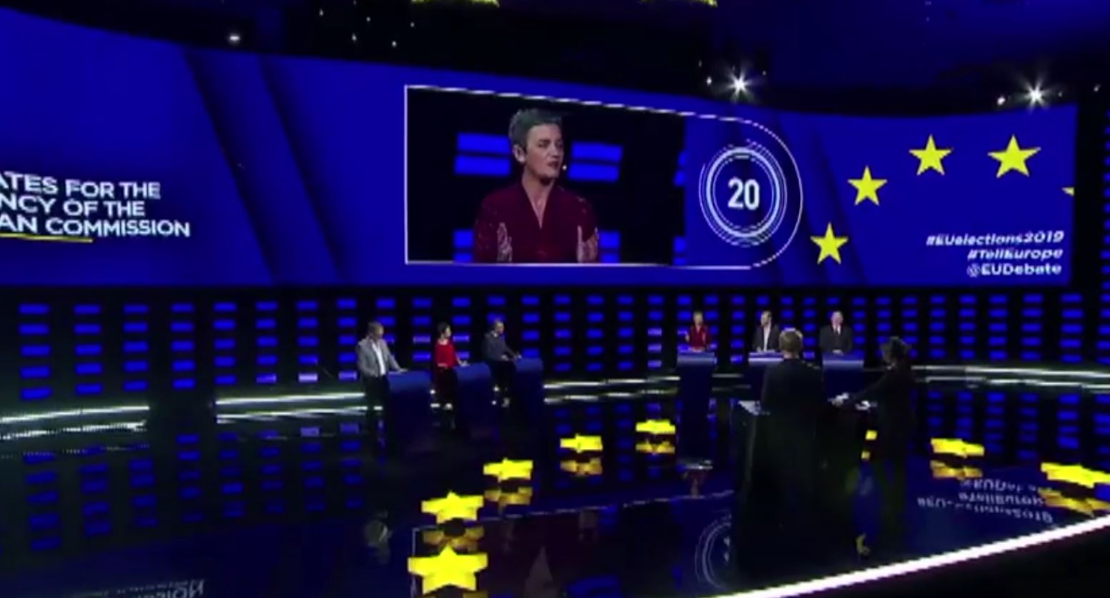 Kandidatët për presidencën e KE përballen në debat televiziv