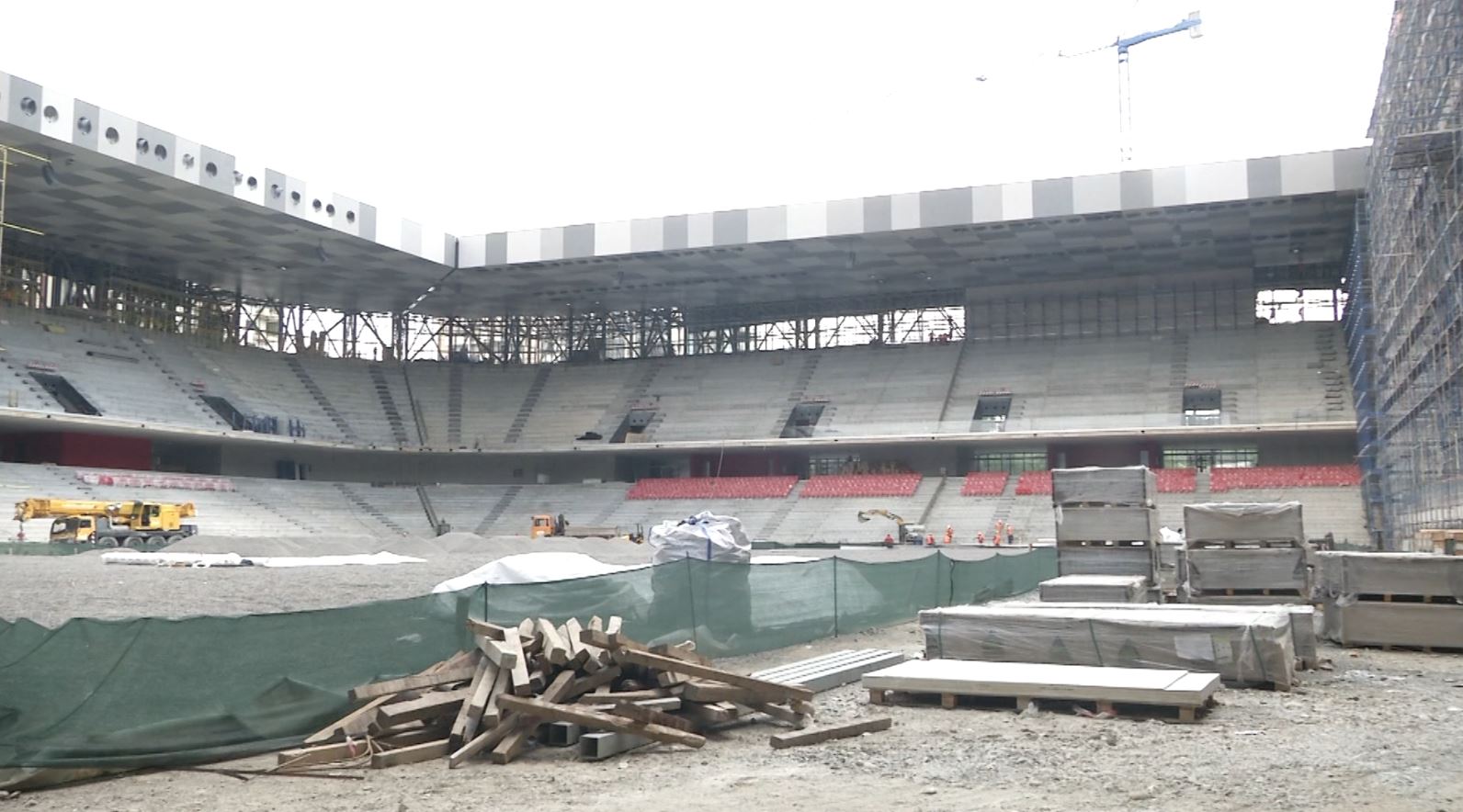 Vijon me ritme të shpejta puna në stadiumin “Arena Kombëtare”