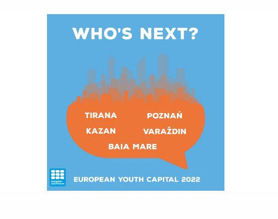 Tirana mes 5 finalistëve për çmimin “Kryeqyteti Europian i Rinisë 2022”