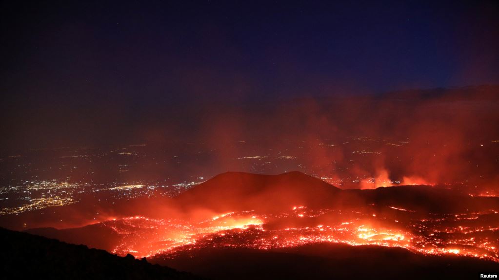 Aktivitet vullkanik në Etna