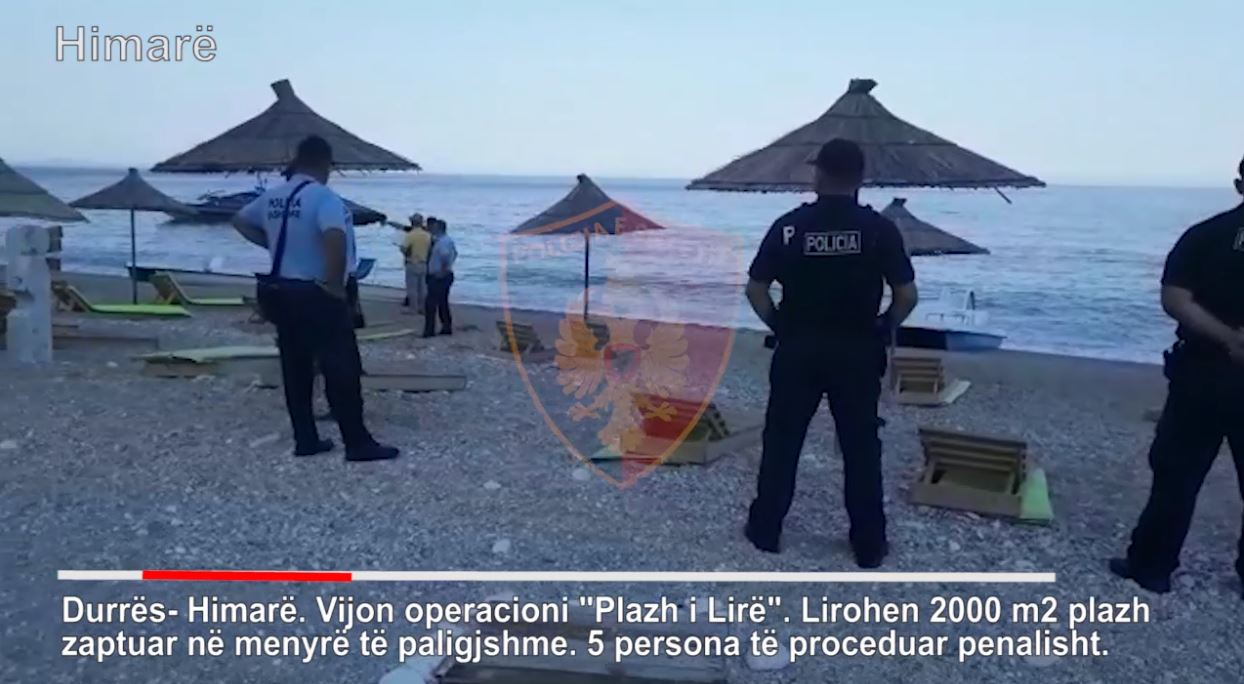 Lirohen plazhet publike në Durrës dhe Himarë