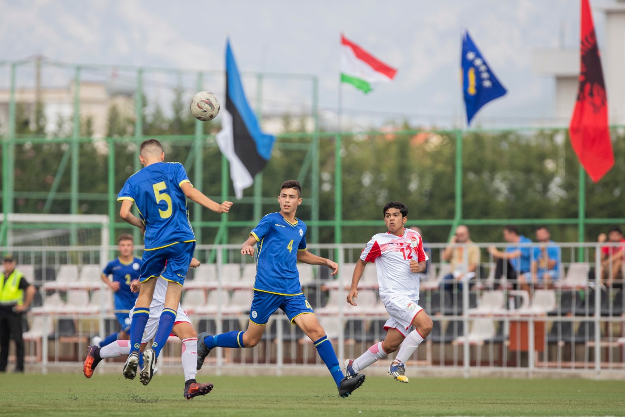 Kosova U-15 triumfon bindshëm 8-0, Shqipëria mposhtet nga Estonia