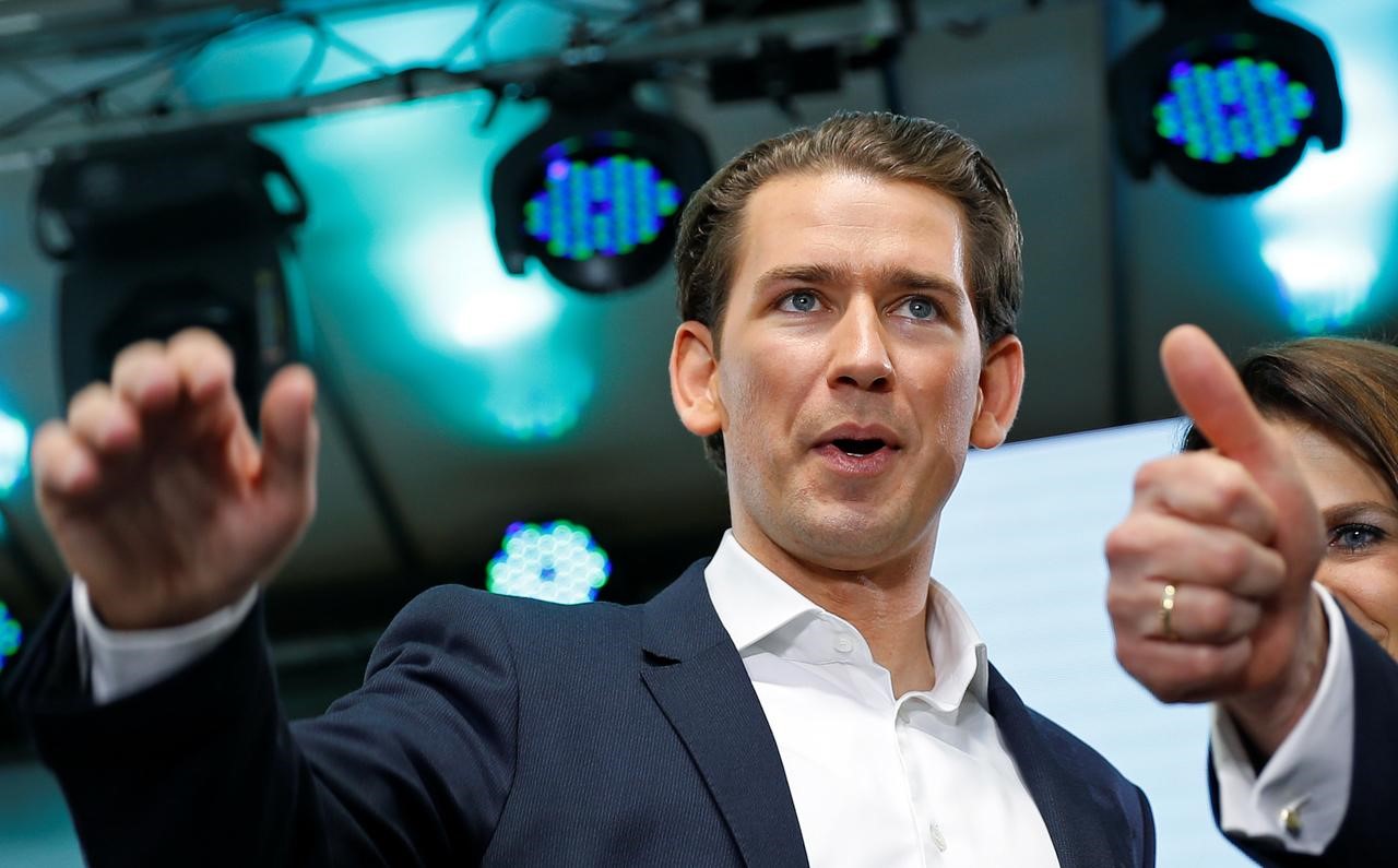 Debat televiziv mes kandidatëve para zgjedhjeve në Austri, Kurz favorit