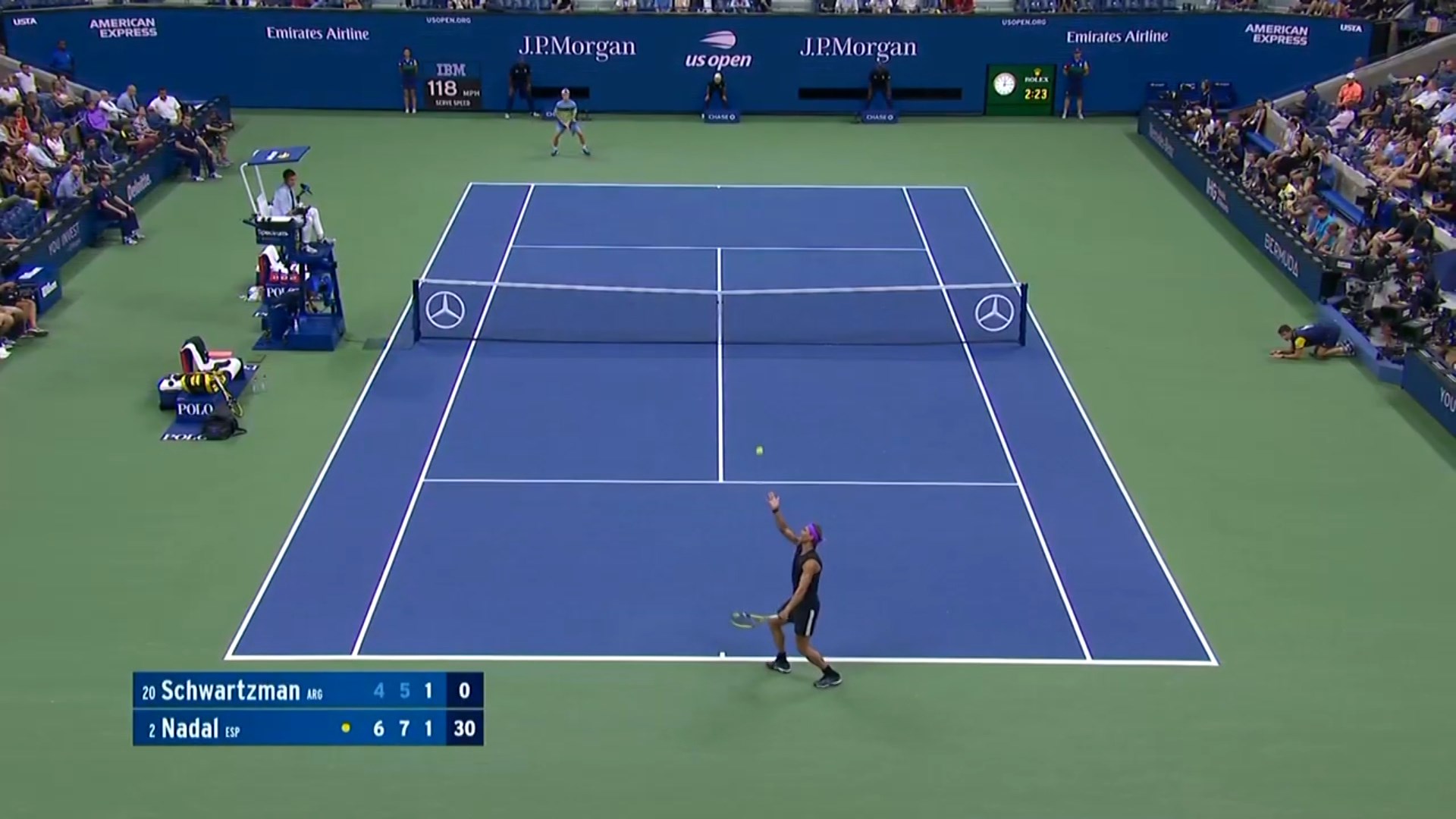 Nadal mund argjentinasin Shvarcman, arrin në gjysmëfinale të US Open