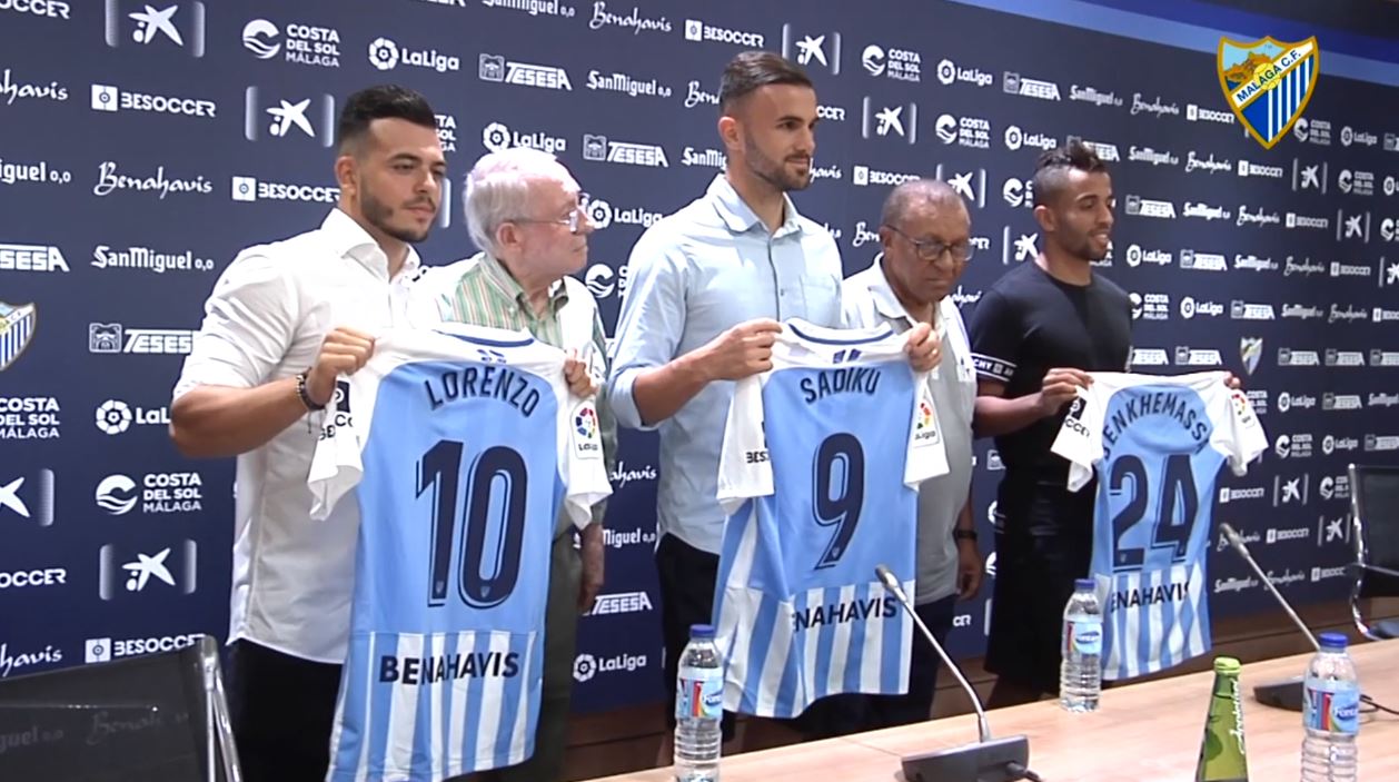 Sadiku prezantohet te Malaga