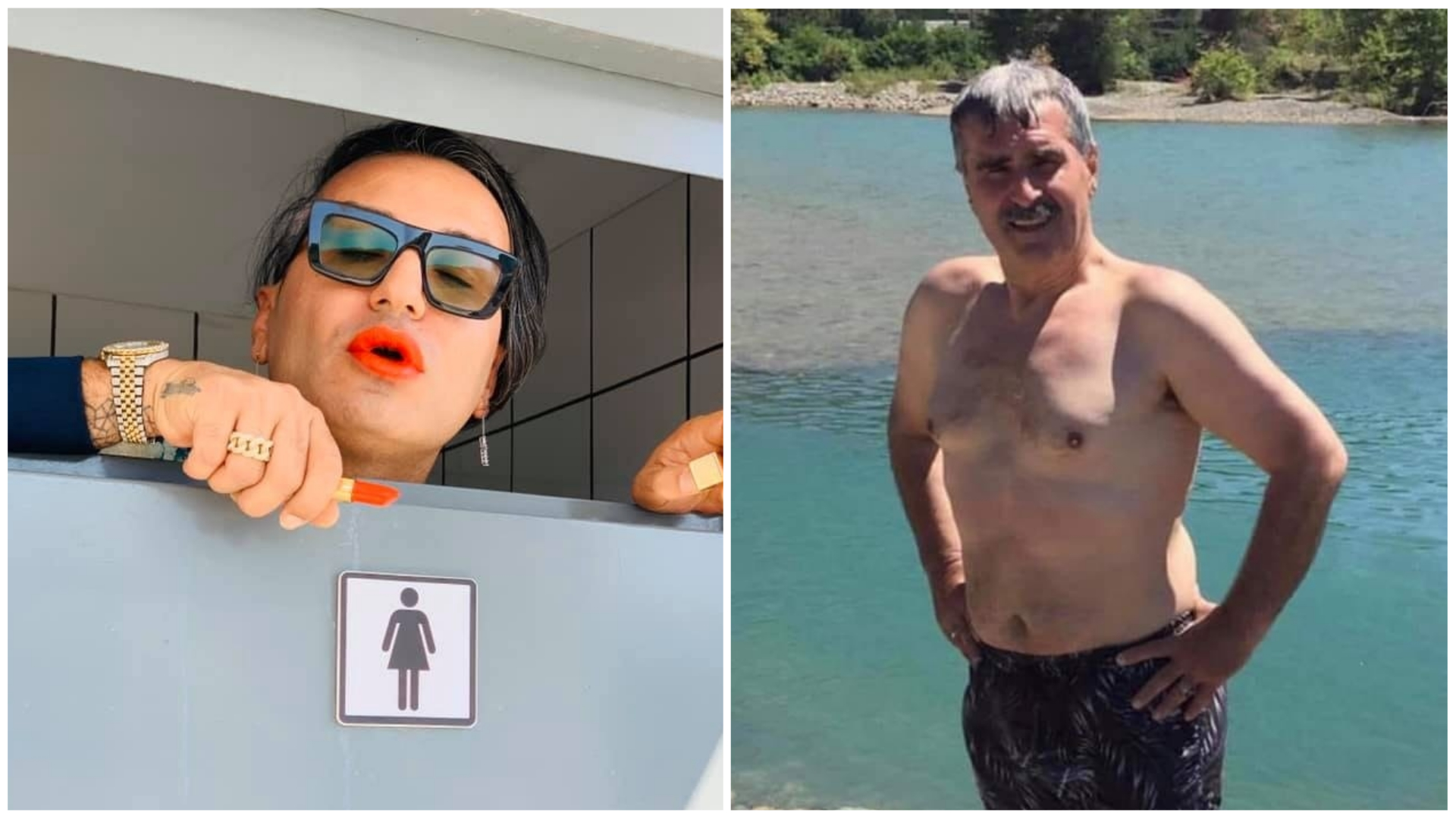 FOTO/ Po pres Kujton tim në tualet: Elton Ilirjani ngacmon publikisht Gjuzin pas replikave në emision