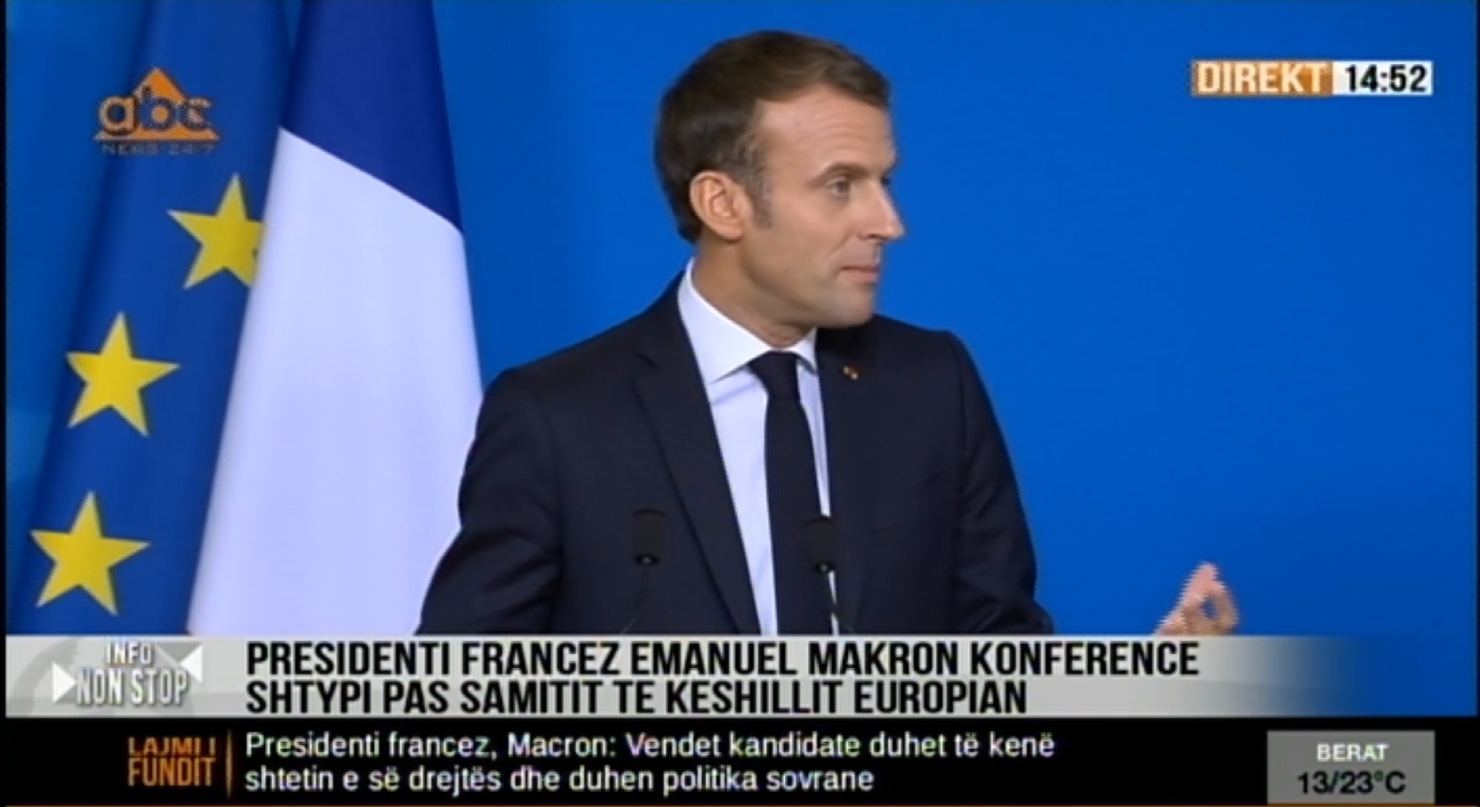 Macron e “vulos”: Nuk i hapim negociatat me Shqipërinë dhe Maqedoninë