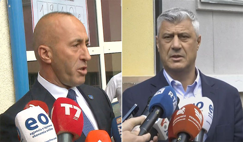 Zgjedhjet në Kosovë, votojnë Haradinaj dhe Thaçi