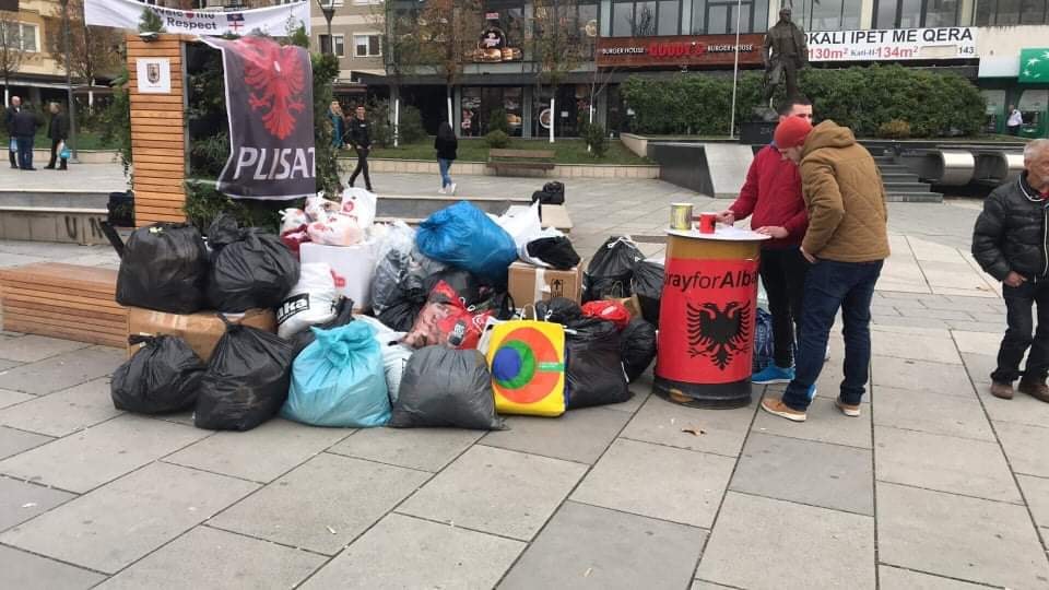 VIDEO | Plisat drejt Shqipërisë, mblidhen ndihma për të prekurit nga tërmeti