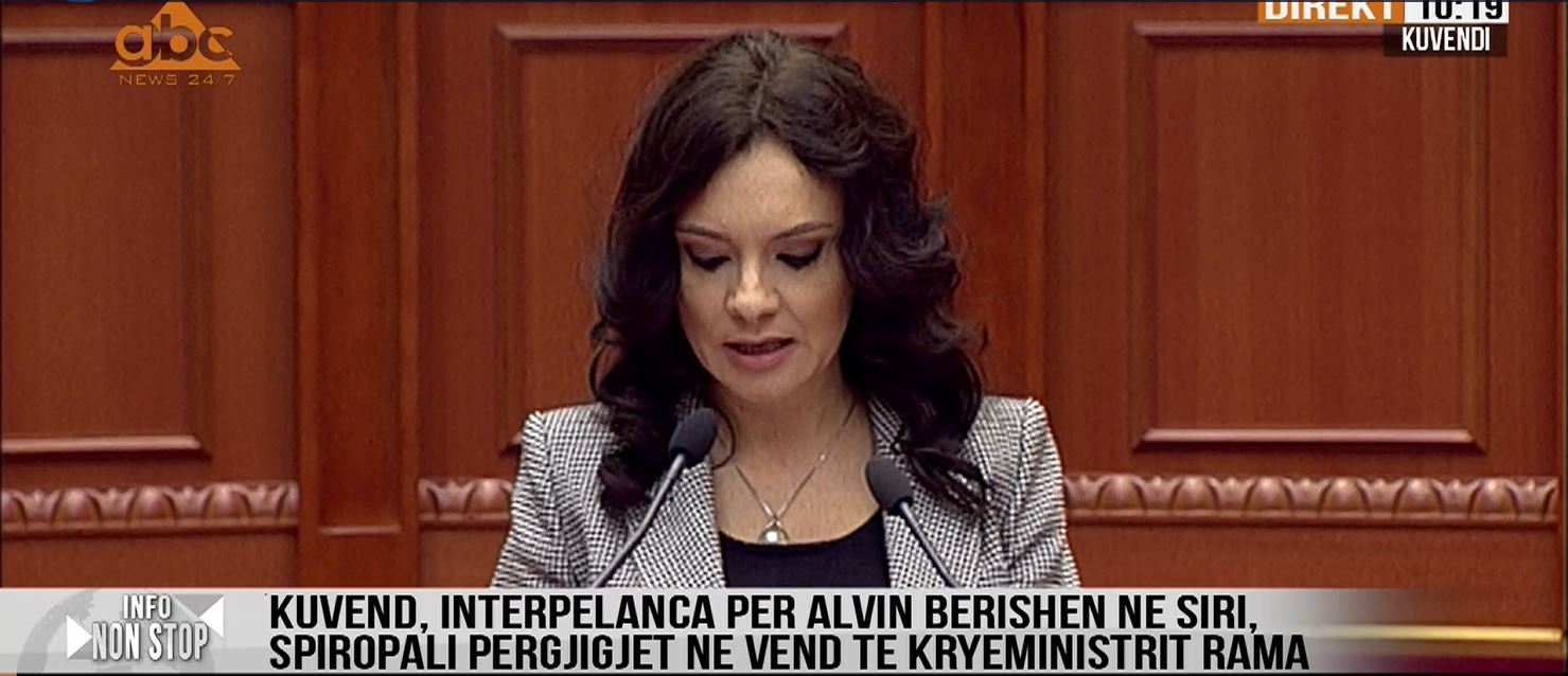 Rama mungon sërish, çon Spiropalin në interpelancën për Alvin Berishën