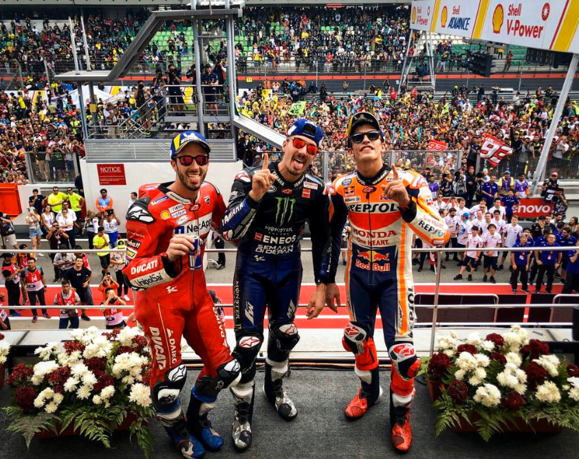 MotoGP/ Vinales perfekt, Marquez në podium dhe rekord pikësh