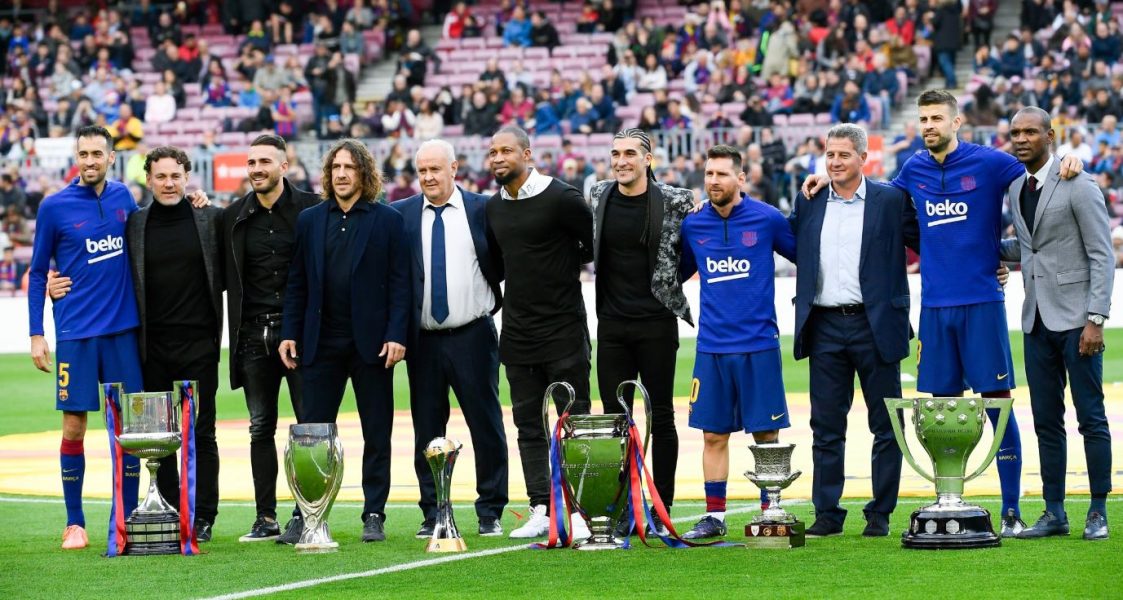 Një dekadë nga futja në histori, mblidhen yjet e Barcelonës