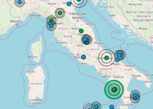 Katër tërmete trondisin Italinë, panik tek banorët