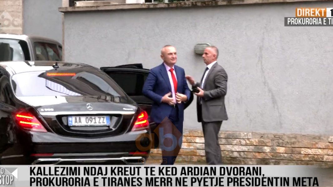 VIDEO/ Presidenti Meta mbërrin në Prokurorinë e Tiranës