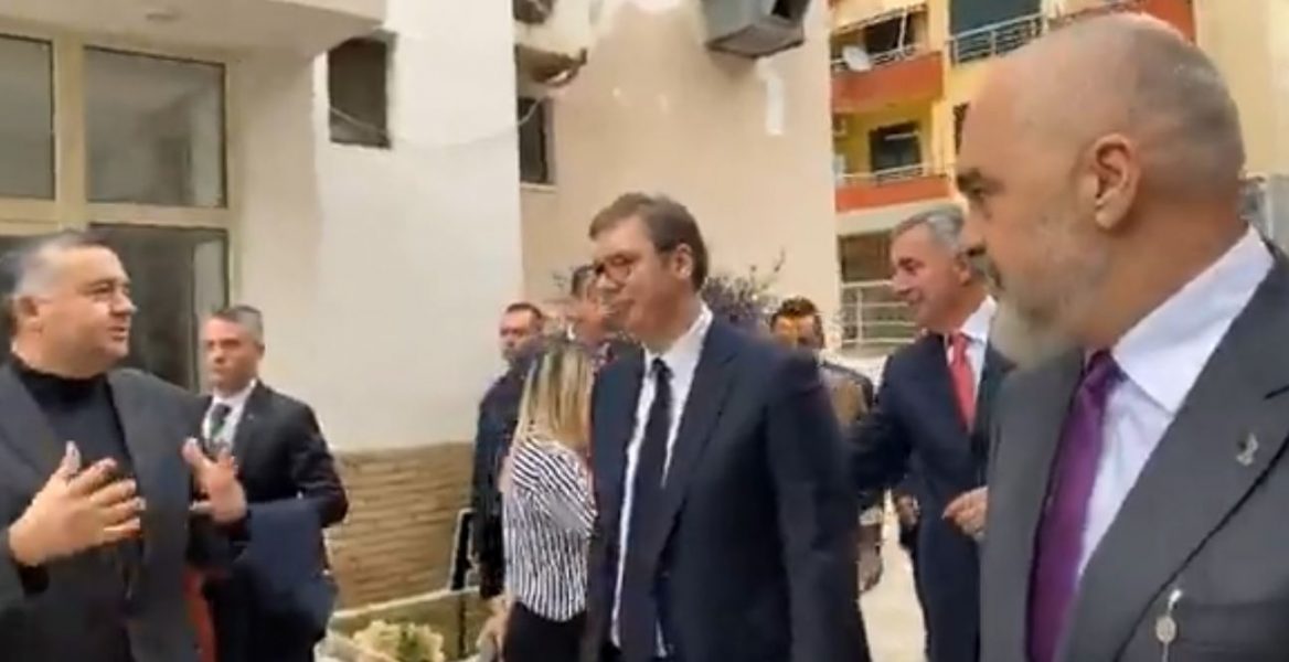 Vucic, Zaev and Djukanovic in Durres, Rama acquainted leaders with earthquake damage