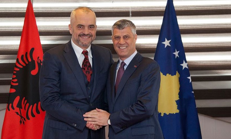 Hashim Thaçi ftesë Ramës: Të heqim kufirin dhe doganën mes Shqipërisë dhe Kosovës