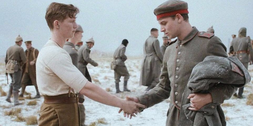 Festë në mes të luftës, ja si Krishtlindja zbuti ushtarët në Luftën e parë Botërore