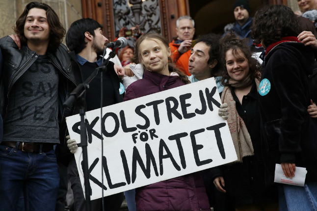 Protestat në Zvicër për ndryshimet klimatike, udhëhiqen nga 17- vjeçarja Greta Thunberg