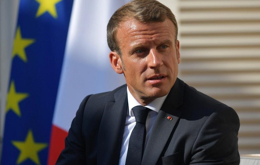 Macron humb durimin me agjentët e sigurisë Izraelite