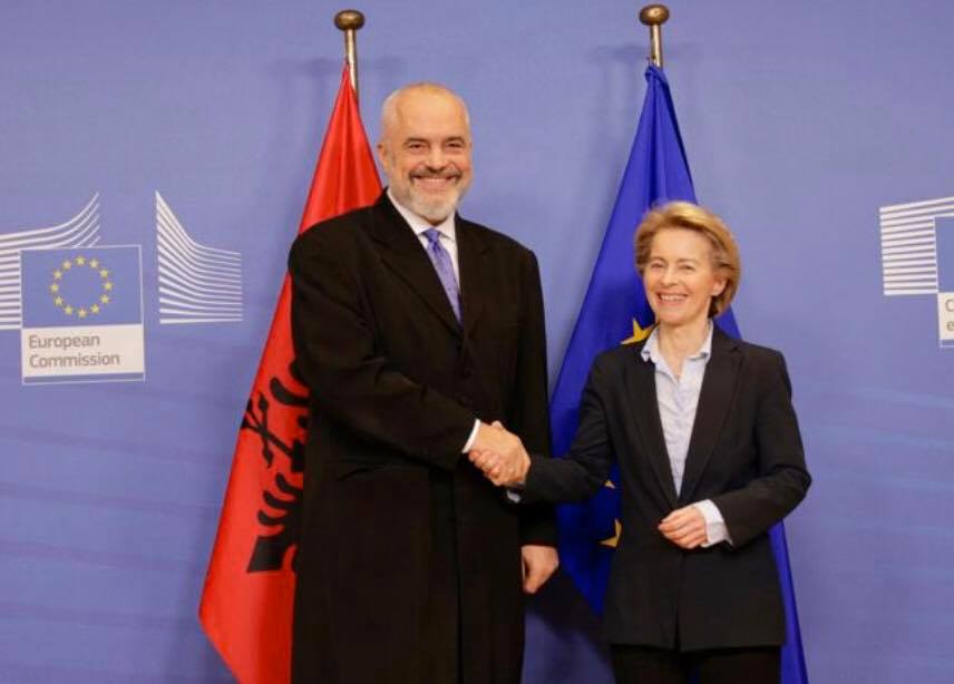 The main topic of the Albanian Prime Minister’s discussion with the EC President has been the earthquake and negotiations
