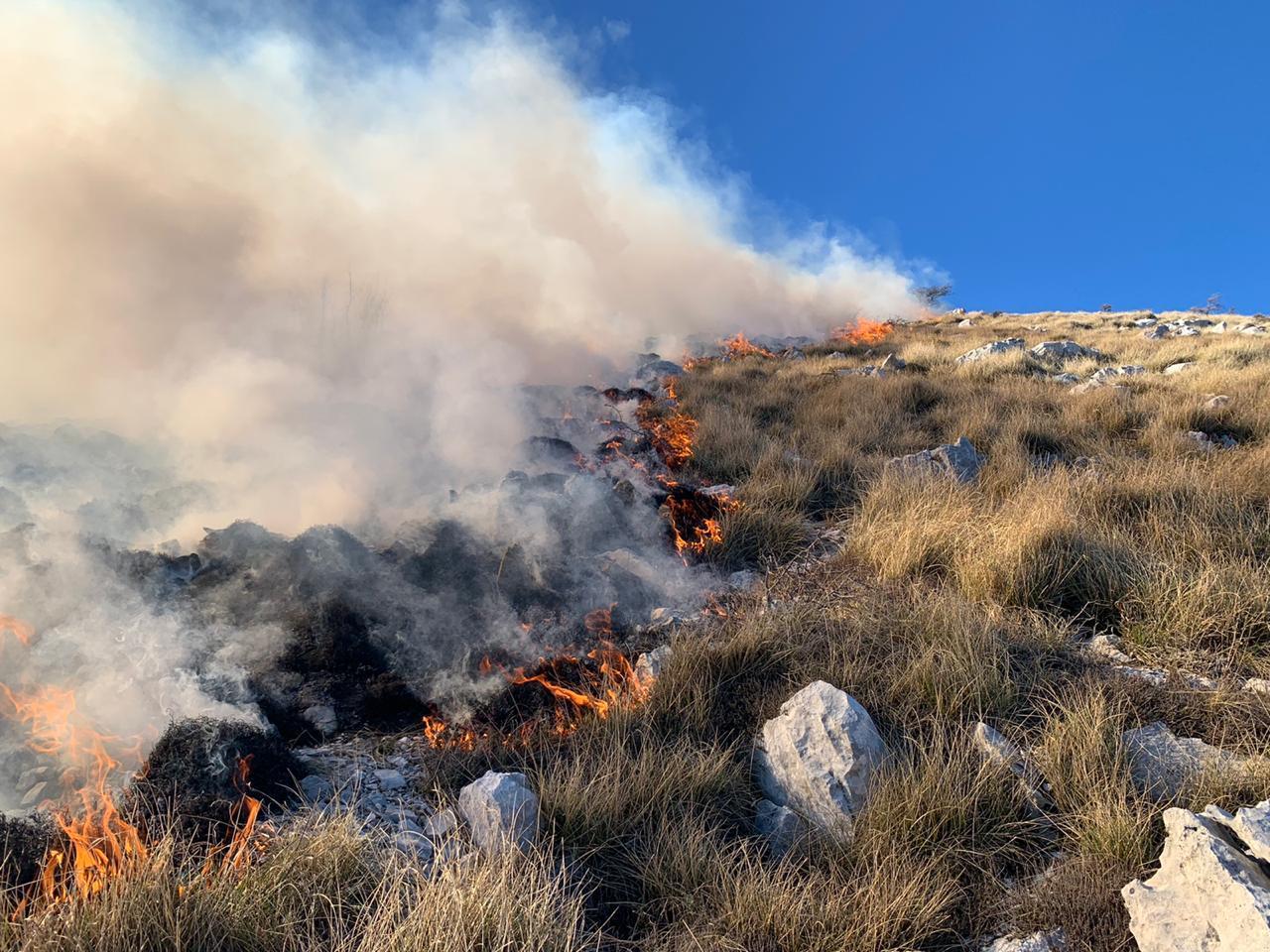 Zjarr i madh në Karaburun, rrezikohet Llogaraja