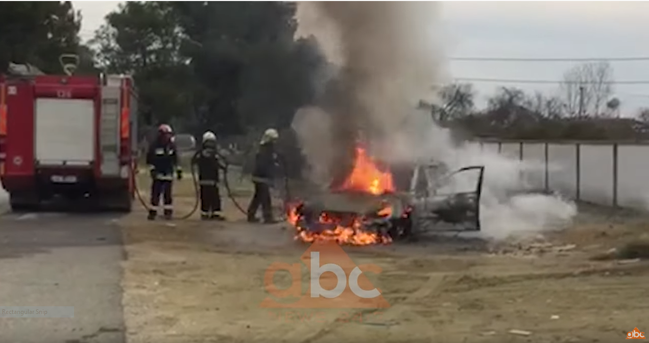 VIDEO/ Digjet makina e kryetarit të FRPD në Durrës