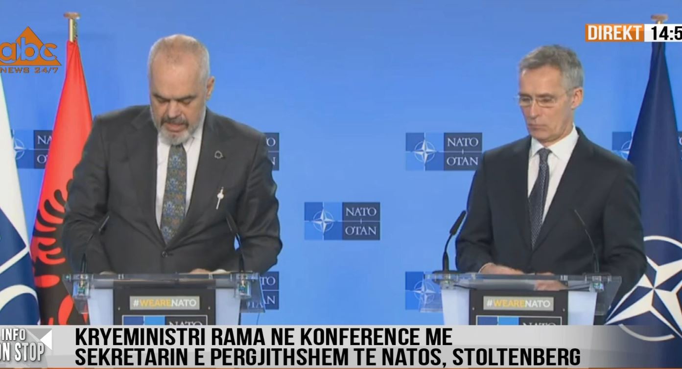 Rama, krah shefit të NATO-s: Të vijojë dialogu Kosovë-Serbi, kemi marrë masa ndaj Iranit