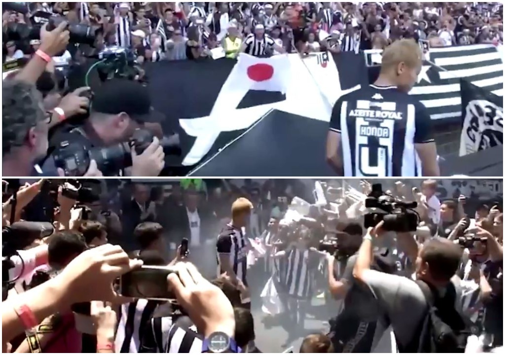 VIDEO | Pritje madhështore në Brazil, Honda prezantohet nga Botafogo