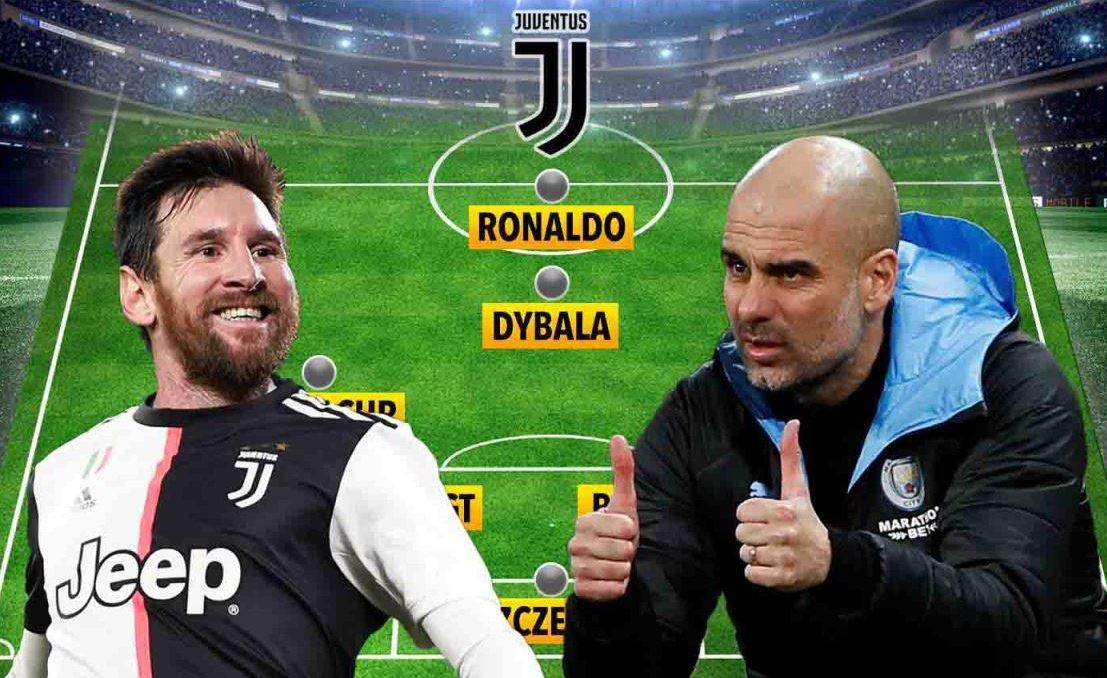 Messi, Dybala, Ronaldo: Si mund të jetë formacioni i Guardiolës te Juventus