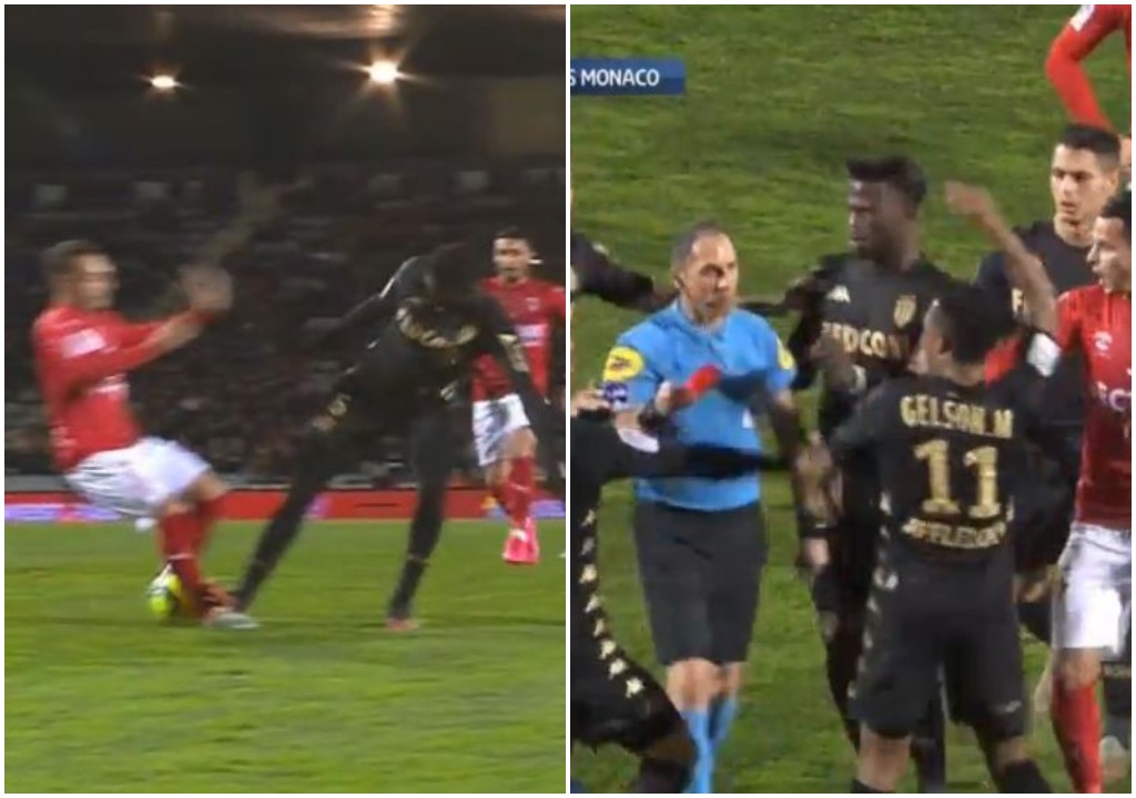 VIDEO | “Lajthit” Monaco, Martins dhe Bakayoko e teprojnë kundër arbitrit