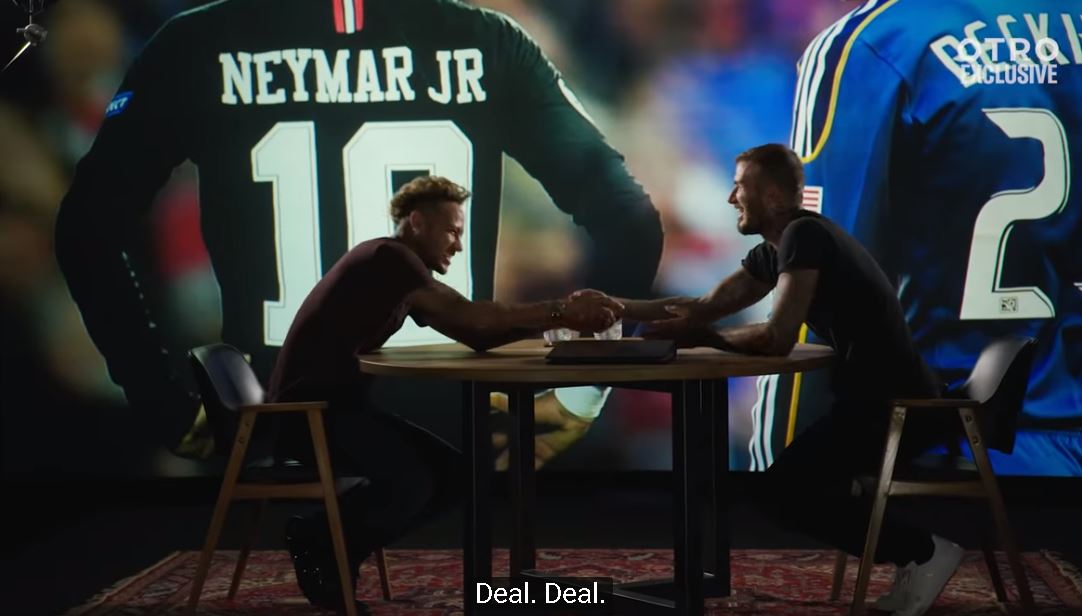 VIDEO | “Akordi u arrit”, Beckham-Neymar dhurojnë spektakël në intervistë