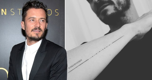 Orlando Bloom bën tatuazh emrin e të birit, por e shkruan gabim