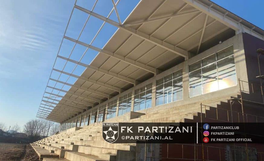 Punimet në stadiumin e ri, klubi i Partizanit informon tifozët e kuq