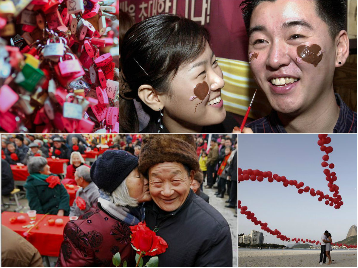 Traditat e festës së Shën Valentinit në disa vende të botës