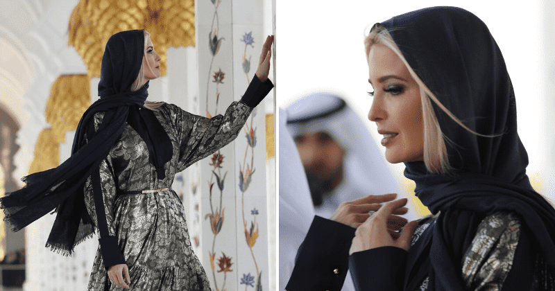 Ivanka Trump shfaqet me hixhab në Dubai, ngjall reagime të ashpra