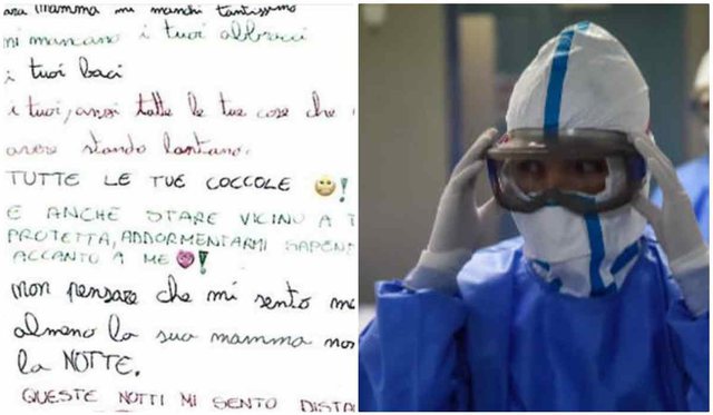 Letra prekëse e 11 vjeçares për nënën infermiere: “Kur të mbarojë gjithçka do të të mbuloj me puthje”