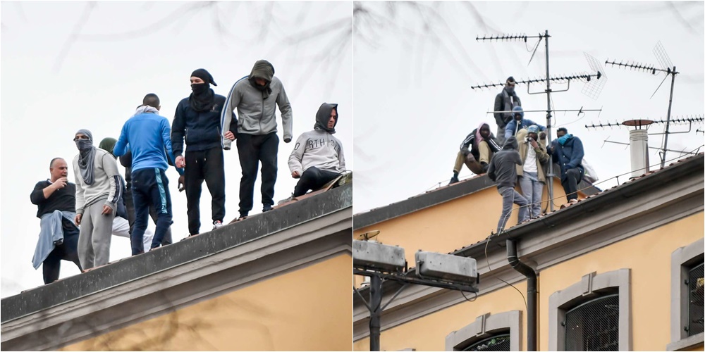 Pezullimi i takimeve me familjarët: Trazira në 27 burgje të Italisë, 6 viktima e dy policë të marrë peng