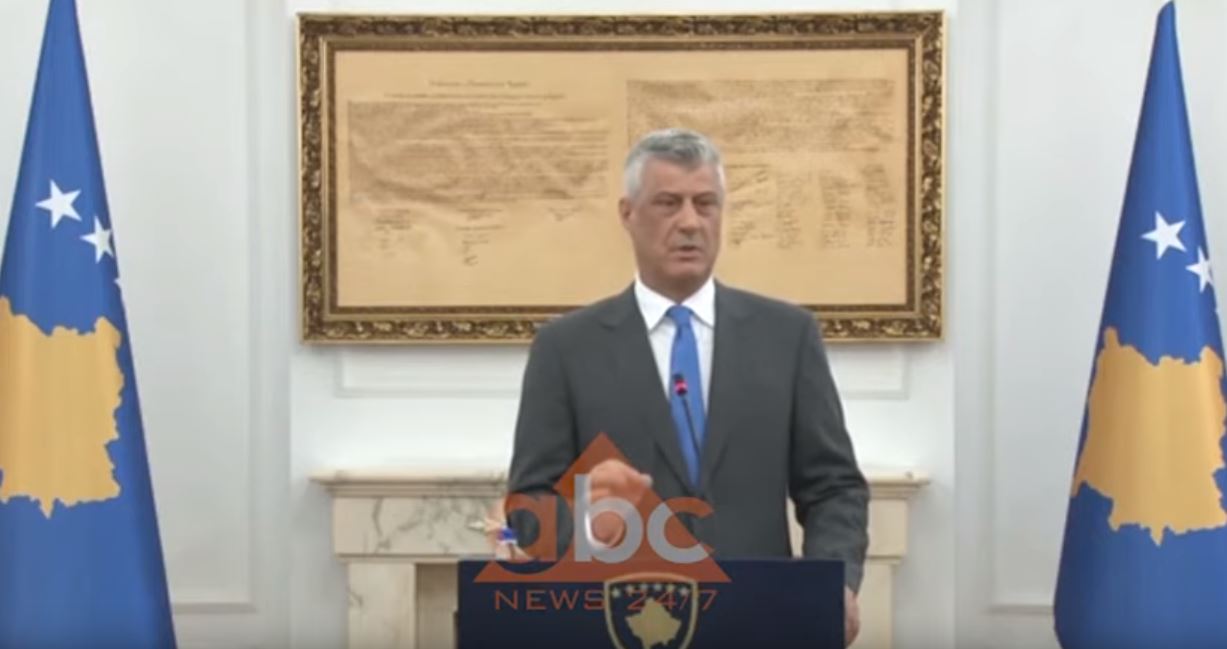 Thaçi: Çdo marrëveshje me Serbinë do të miratohet në Kuvend