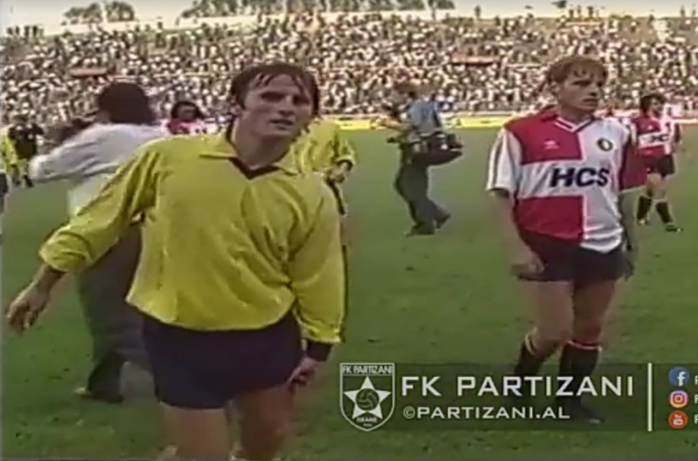 VIDEO | Nostalgji e… verdhë, Partizani sjell imazhet e ndeshjes me Feyenoord