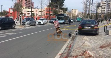 VIDEO/ Salca mbulon bulevardin e Vlorës, motori i picave përplas këmbësorin