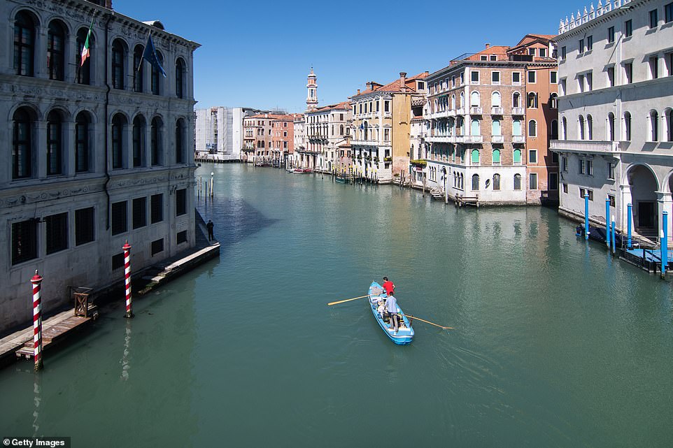 Imazhet satelitore të NASA-s shfaqin pamje në trafikun ujor në Venecia, para dhe pas COVID-19