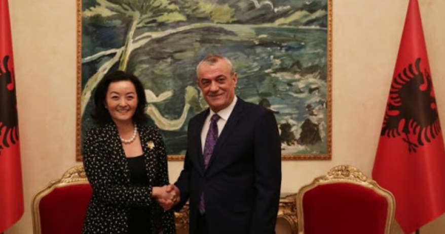 Ambassador Kim meeting with Albanian Parliament Speaker Gramoz Ruçi