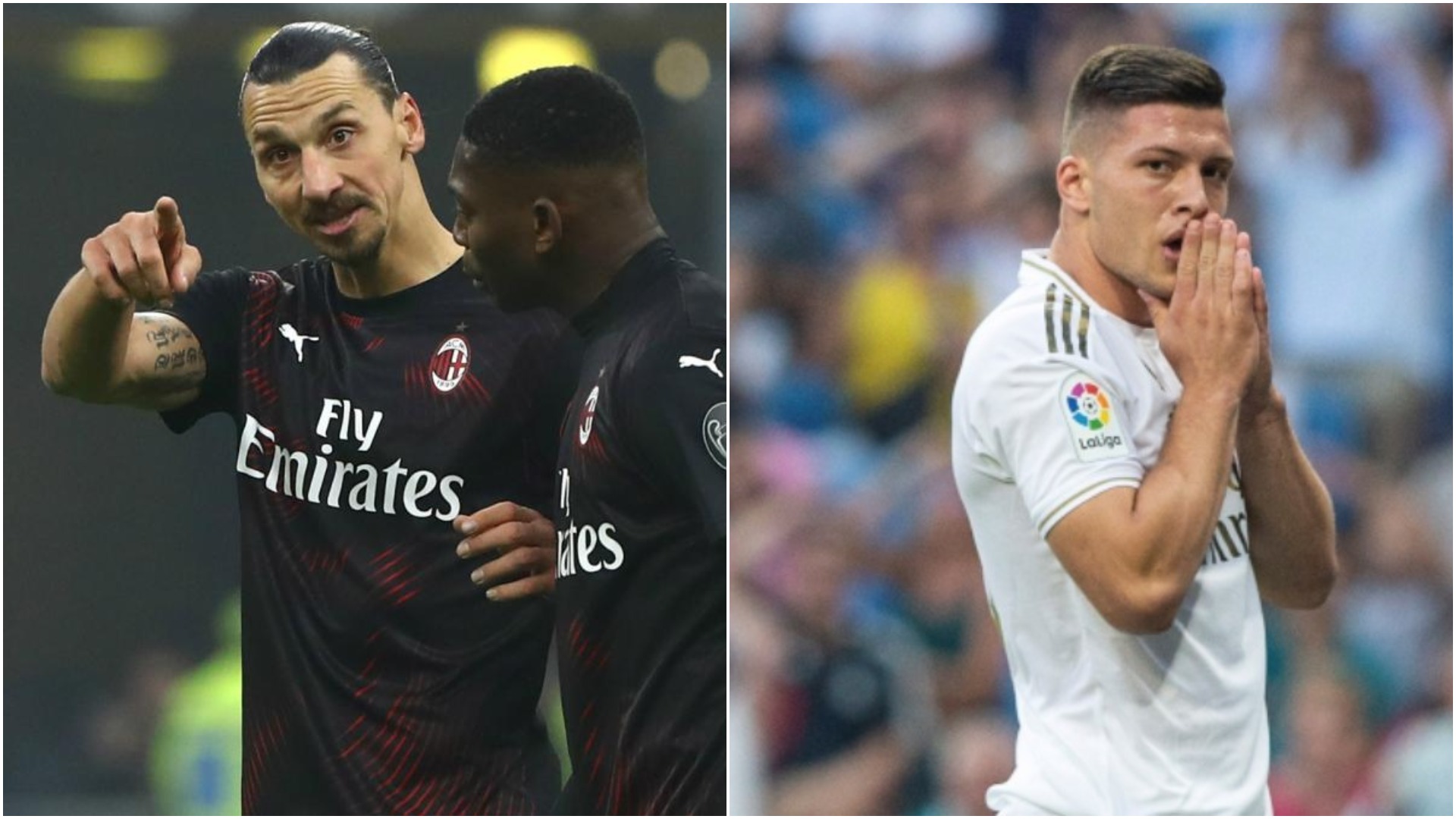 Zlatan Ibrahimovic apo Luka Jovic? Milani nuk heq dorë nga asnjëri