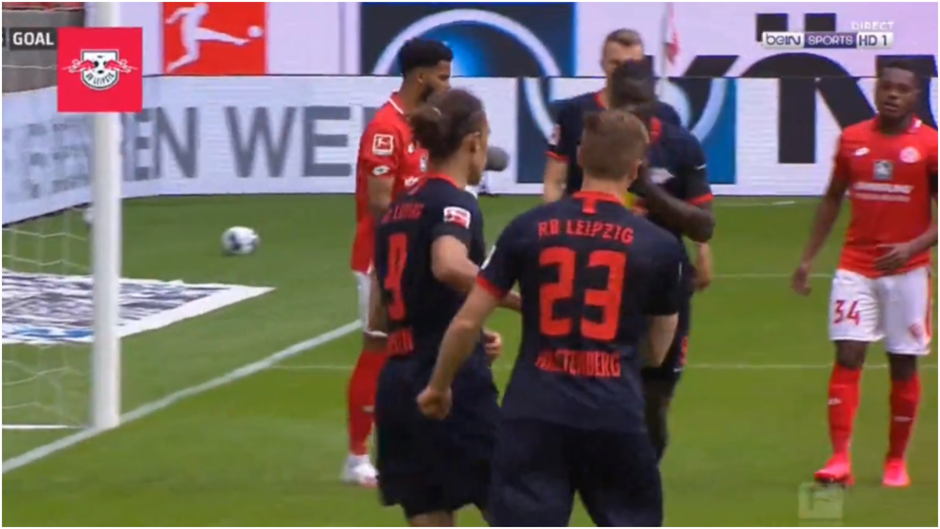 VIDEO/ Ndeshje pa rivalitet në Mainz, Leipzig shënon një tjetër gol