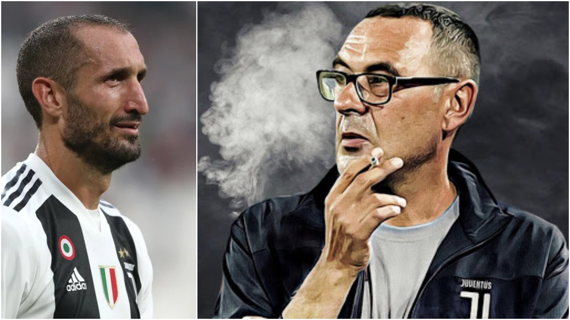 Chiellini: Sarri të mbyt me cigaren e tij, të gjithë lojtarët në dush