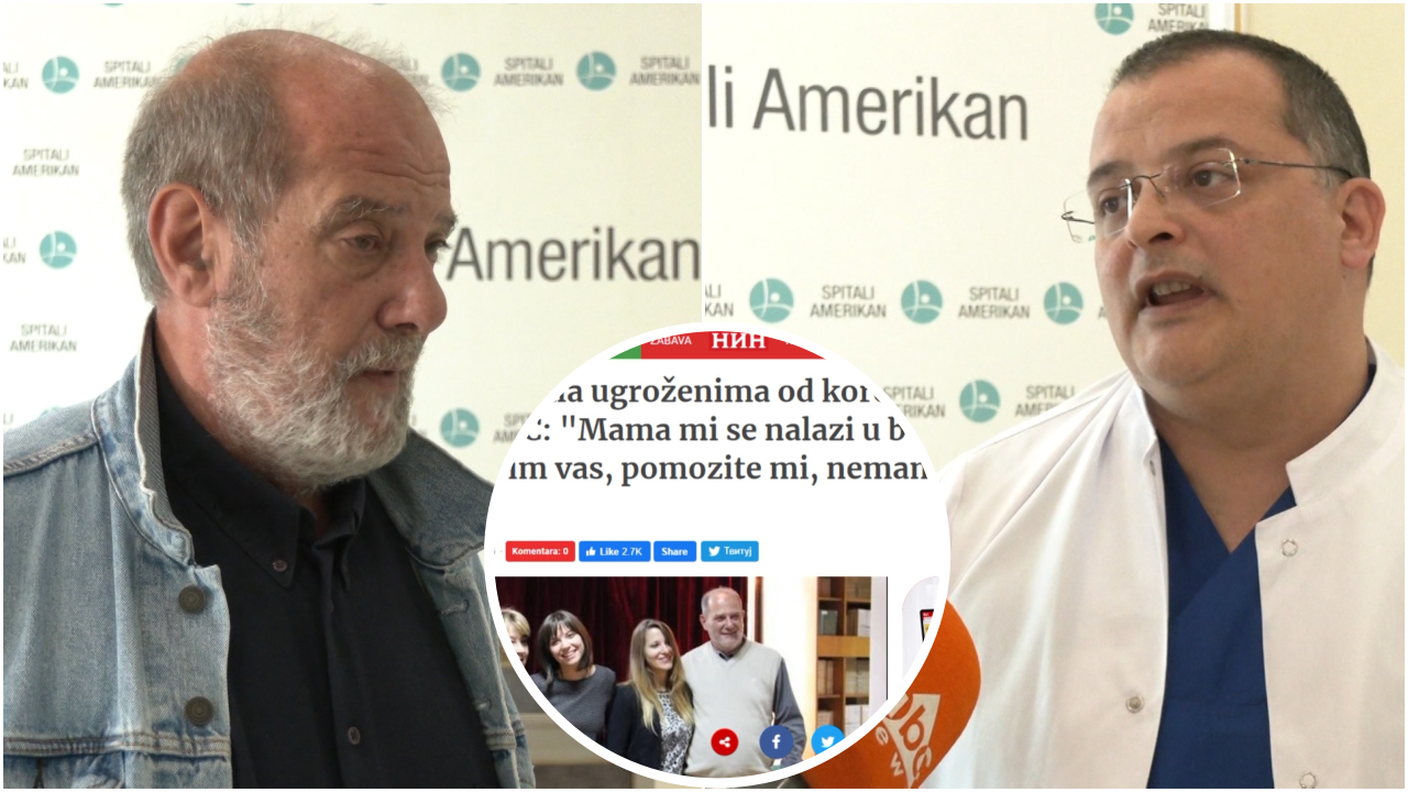 Mjekët e Spitalit Amerikan 3 në median serbe, trajtimi i 63 vjeçares që pësoi goditje në tru, histori suksesi